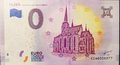 0 EURO SOUVENIR Plzeň Katedrála Sv.Bartoloměje č. 8877