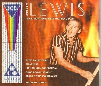 3CD - JERRY LEE LEWIS - Rock Right Now With The Piano Man 