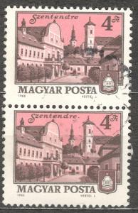 PÁR Maďarsko 1980 Mi 3441 města, 401