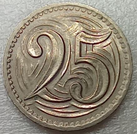 M.2023.213. 25. Halierov 1933 Československá republika - Nádhera - Numizmatika