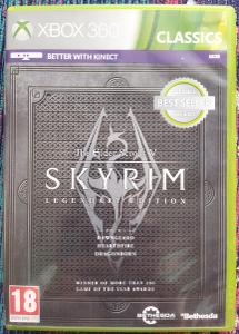 Skyrim Legendary Edition (+all DLC+ mapa) elder scrolls V (5) Xbox 360