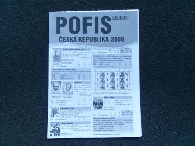 Katalog známek Pofis Česká republika ročník 2008