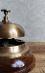 Mosadzný hotelový zvonček, recepčný zvonček, stolný zvonček, servisný zvon - Starožitnosti