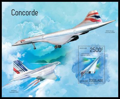 Togo 2014 Concorde Mi# Block 964 Kat 10€ R122