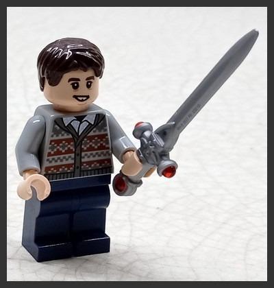 LEGO Harry Potter - figúrka Neville Longbottom + meč G. Chrabromil - Hračky
