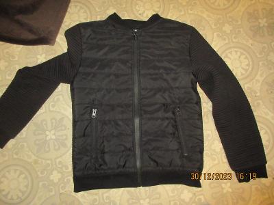 primark bunda detská pekná čierna 10__11.rokov na zips