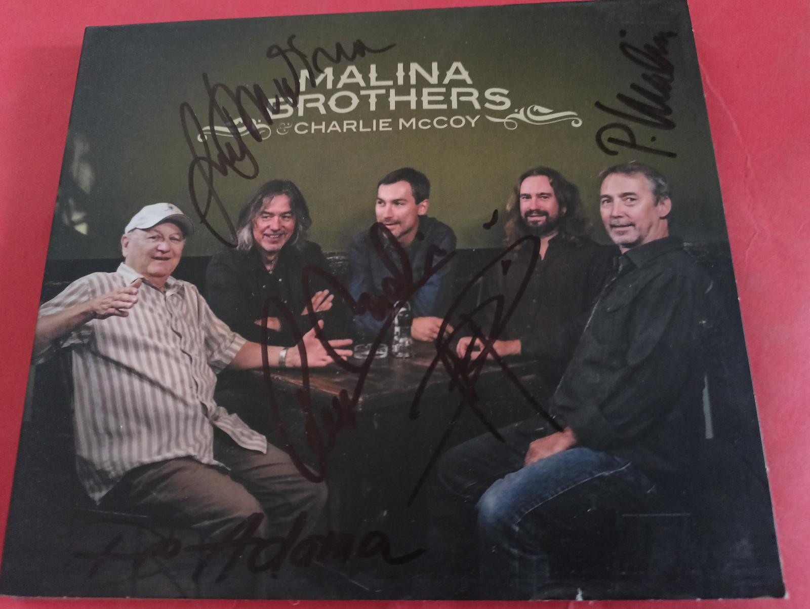 CD Malina Brothers - Charlie McCoy / podpisy skupiny na covere (2015) - Hudba