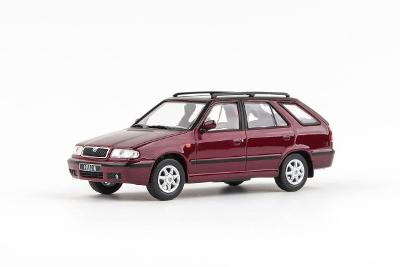 ABREX 1/43 ŠKODA FELICIA FL COMBI 1998 ČERVENÁ HOT CHILLI MET. 730WA1