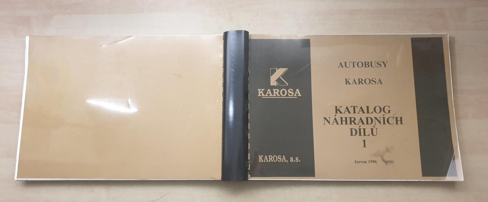 Karosa 741, 731, 732, 734, 735 - Katalóg dielov 1.diel (1996) - Motoristická literatúra