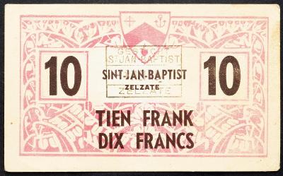 (B-5145) Belgie, 10 Francs 1954, EF