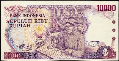 (B-8954) Indonésie, 10000 Rupiah 1979, VG