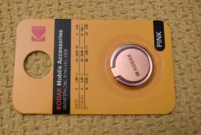 kovové kruhové držátko na mobily, značka Kodak