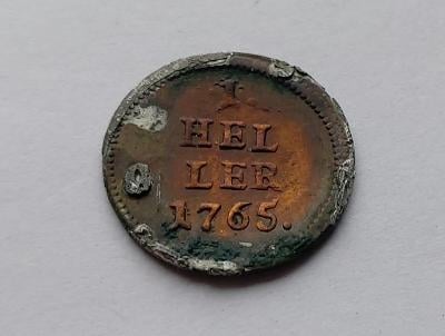 1 Heller 1765 - Marie Terezie - (č.473)