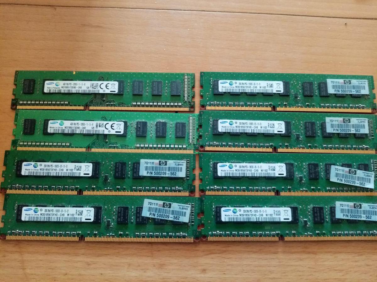 RAM značky Samsung 6X 2GB a 2X 4GB - Počítače a hry