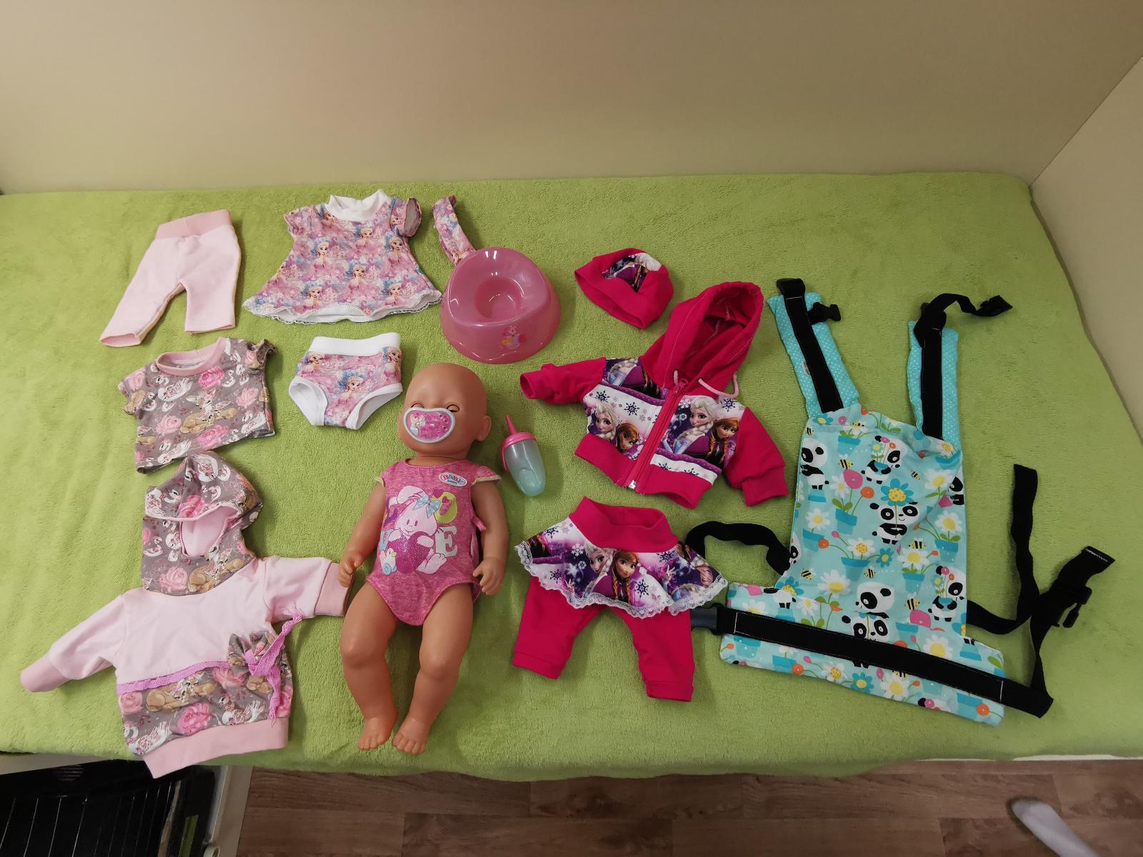 Bábika Baby Born + oblečenie a príslušenstvo - Hračky