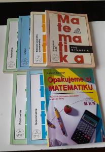 Středoškolské učebnice matematiky - úlohy - funkce - planimetrie atd.