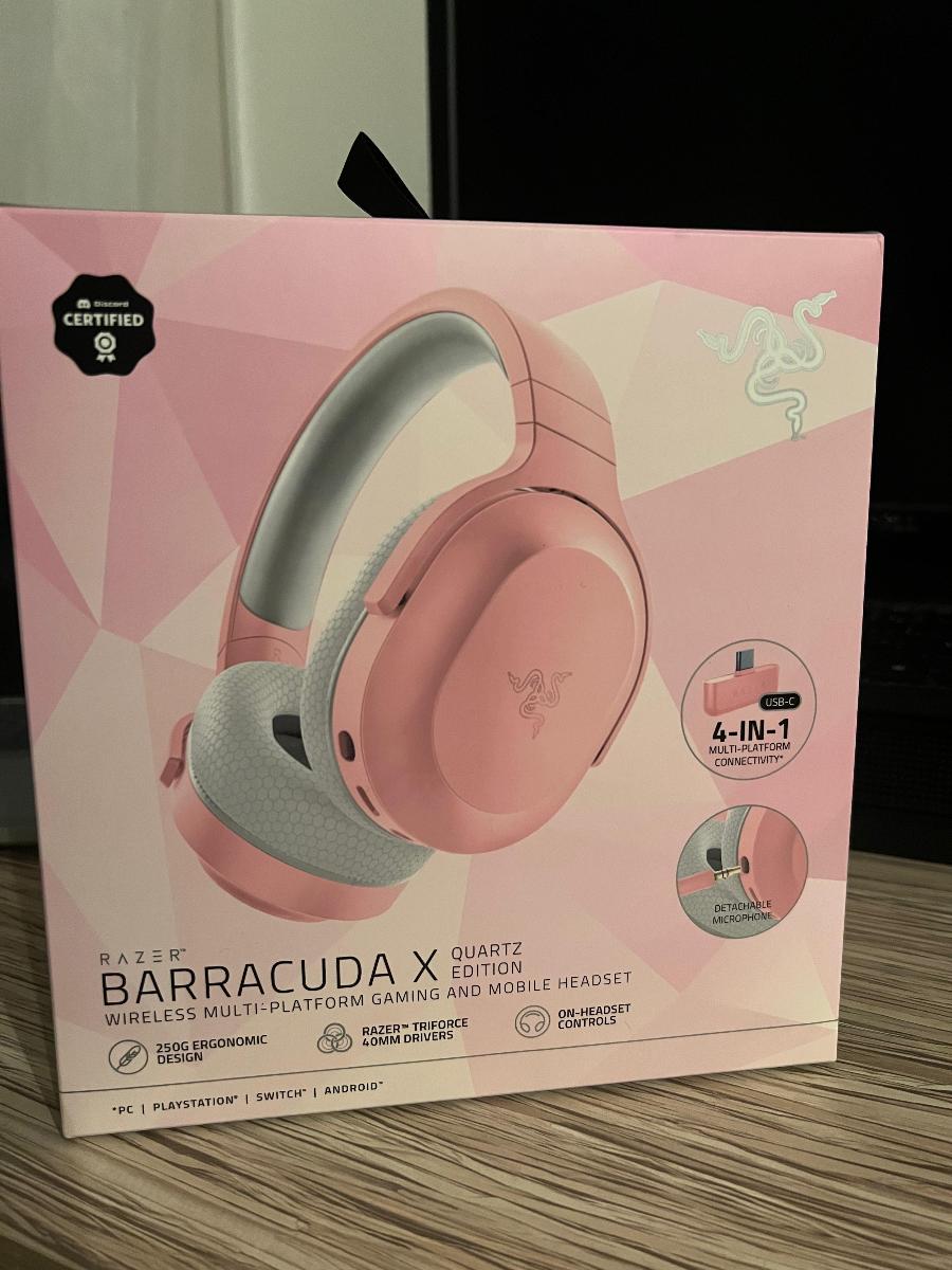 Headset Razer Barracuda X - Quartz Pink - NEW - TV, audio, video