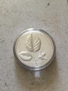 Strieborná investičná minca 1oz Mythical Forest - Beech Leaf 2023