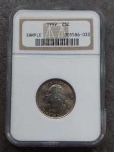 25 cent 1999 NGC Sample