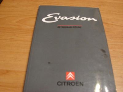 Návod manual Citroen EVASION