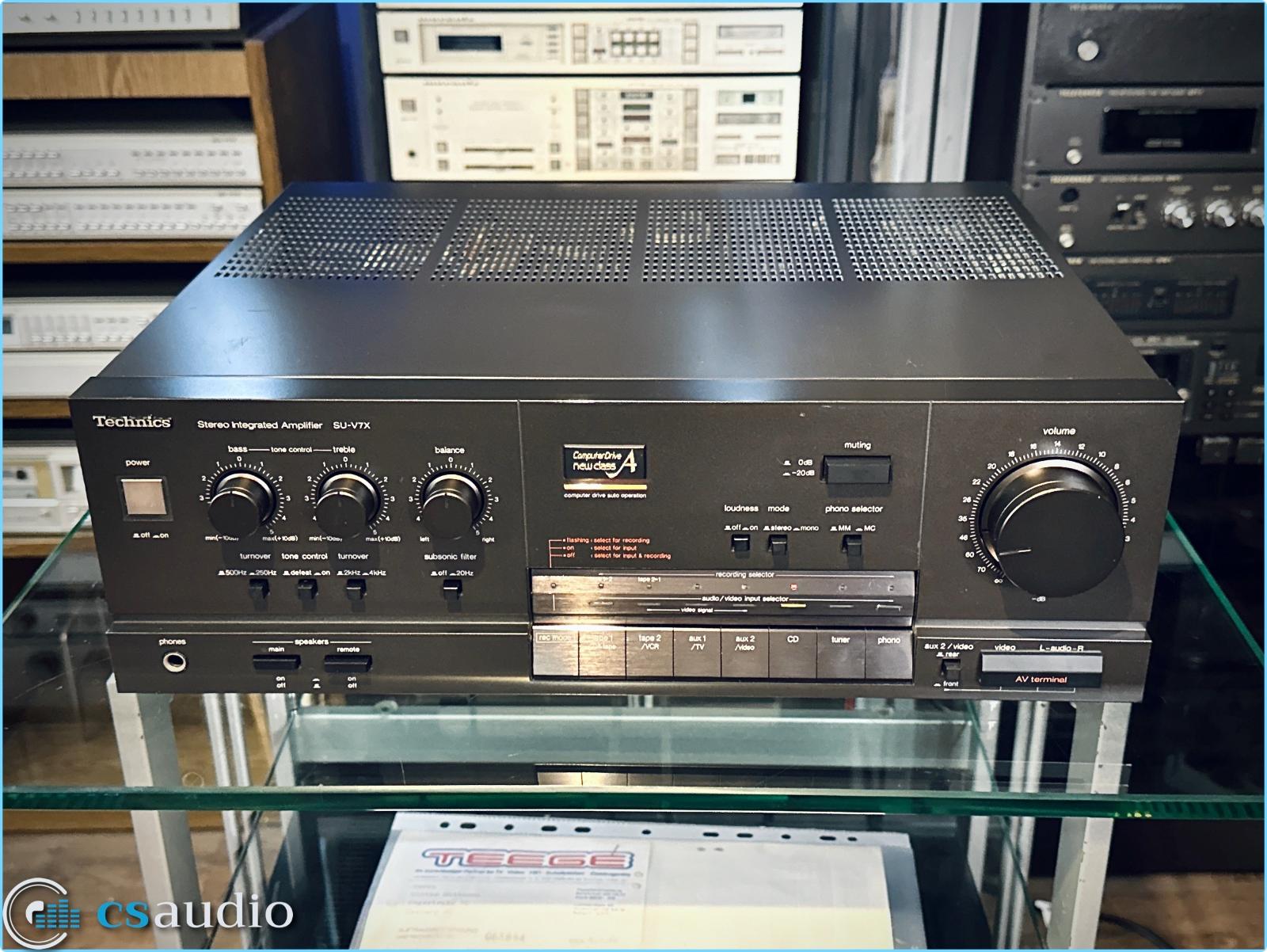 TECHNICS SU V X R Loudness Phono MM MC X W Ohm Aukro