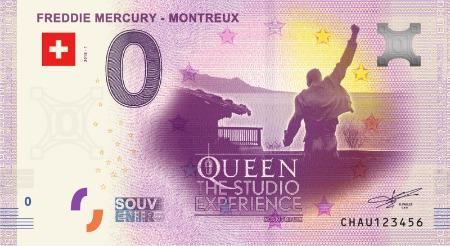 0 euro Freddie Mercury QUEEN