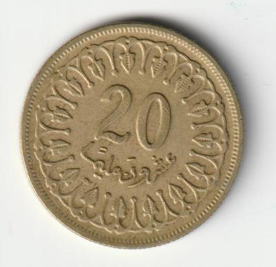 Tunisko - 1960 - 20 Millièmes