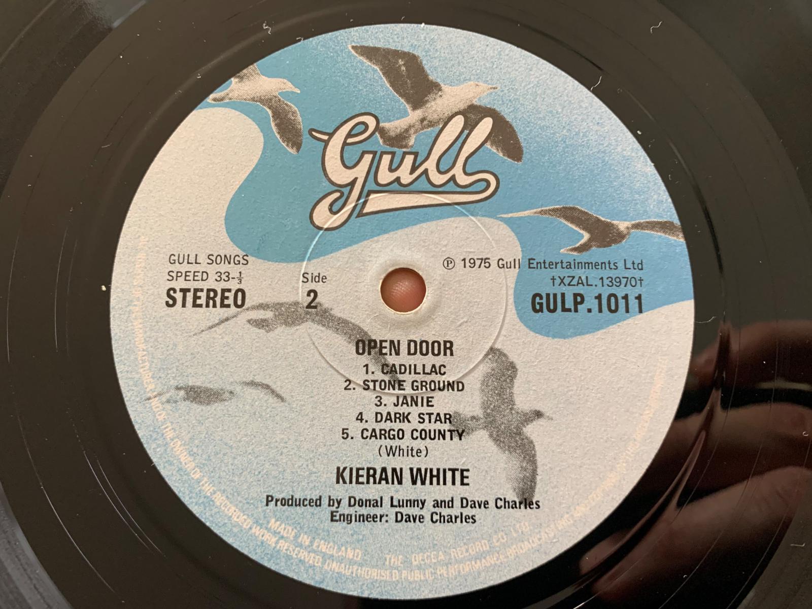 KIERAN WHITE - OPEN DOOR ORIGINÁL 1.PRESS UK  - LP / Vinylové desky