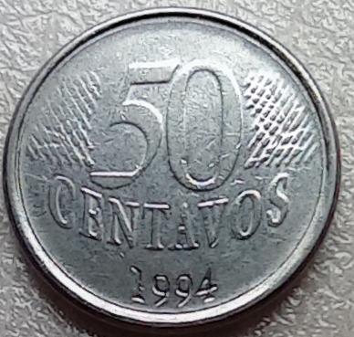 M.2024.038. 50 Centavos 1994 Brazílie