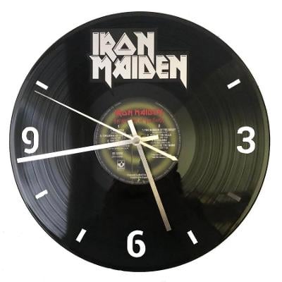 Hodiny - Iron Maiden (premium) z LP desky