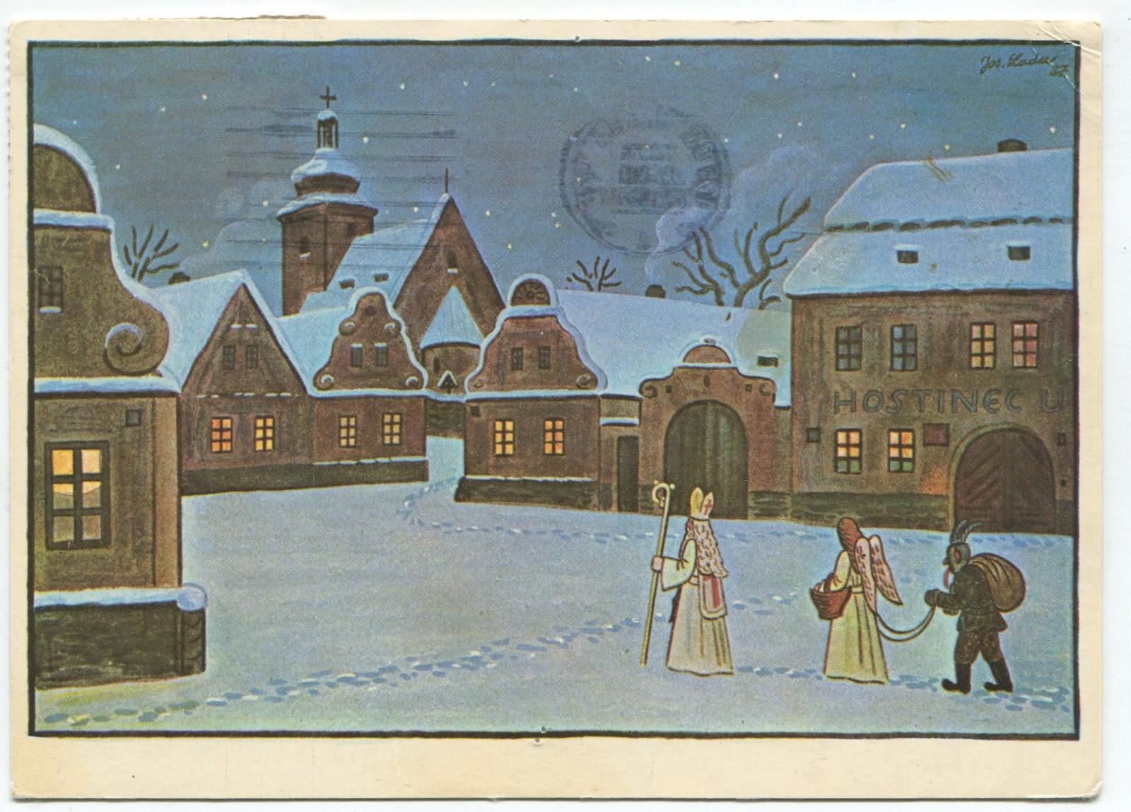 Josef LADA - Vánoce, N. rok, ODEON 540-9 | Aukro