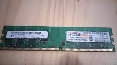 DDR2 RAM Paměť Crucial Micron 2GB 800MHz CL5