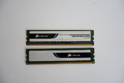 Corsair 4GB (2x 2GB) DDR3 1333Mhz CL9