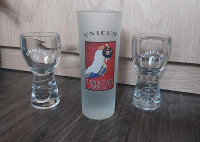 UNICUM poháre 3 ks