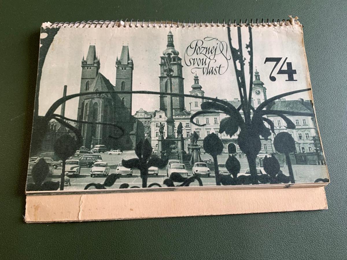 Obrázkový Kalendár - 1974r. / Poznaj svoju vlasť - Starožitnosti a umenie