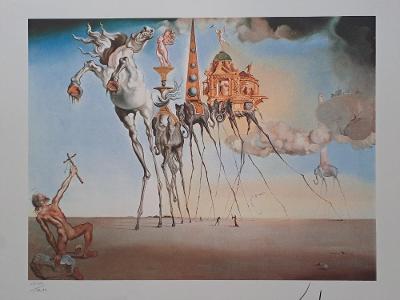 Salvador Dalí - Pokušení sv. Antonína - signováno, číslováno