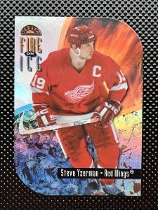 1997-98 Leaf Fire on Ice- Steve Yzerman 94/1000!🔥