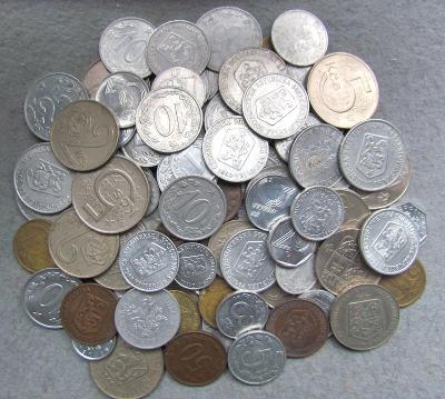 Konvolut 100 mincí ČSSR  