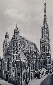 pohlednice [Austria] [Wien] [Stephansdom] [katedrála] 