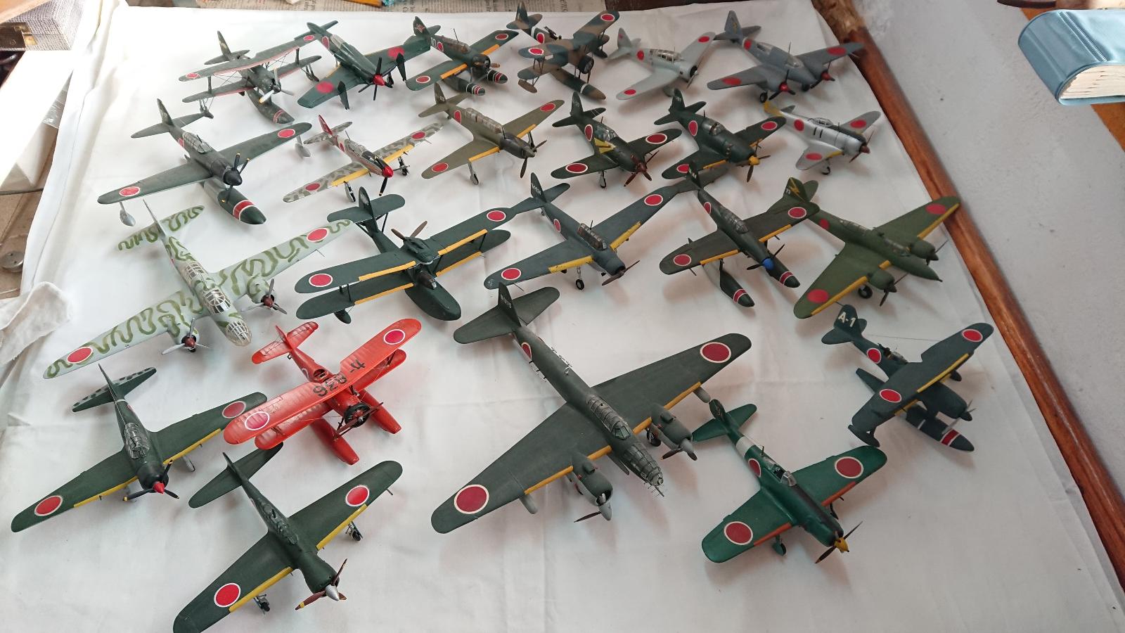 Plastikové modely lietadiel - Japonci - Vojenské modely lietadiel