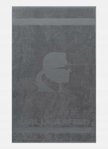 Osuška Karl Lagerfeld 90x170cm bavlna Barva šedá