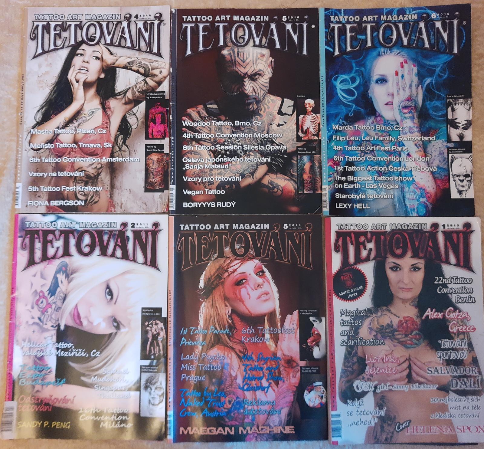 Tetovanie, Tattoo art magazín, časopis o tetovaní - Knihy a časopisy