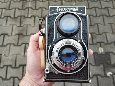 Starý fotoaparat FLEXARET - dekorace, do sbírky atp