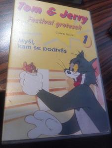 Videokazeta VHS - Tom a Jerry 1
