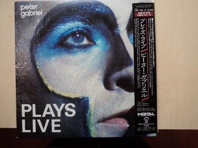 2 LP PETER GABRIEL -  PLAYS LIVE,PŮVODNÍ JAPAN PROMO PRESS 1983,WHI