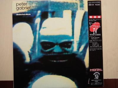 LP PETER GABRIEL - DEUTSCHES ALBUM, JAPAN PRESS 1983,KOMPLET,STAV-E