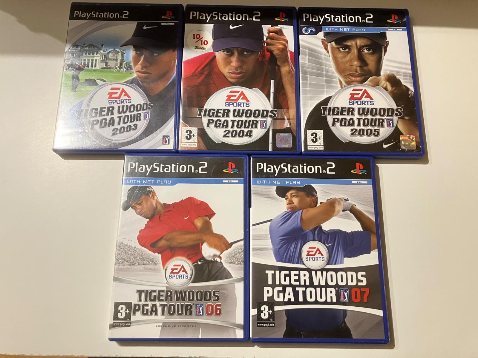 PS2 Tiger Woods Séria Hier - Hry