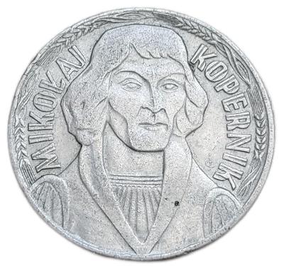 ✅Poľsko 10 zlotých 1968 - Mikuláš Koperník - Ľudová republika