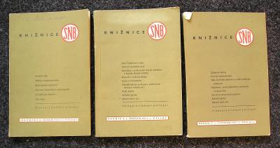 Brožury - Knižnice SNB - 1953 - 2,3, 5 - 6
