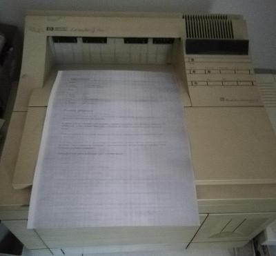 siťová tiskárna HP4 Plus